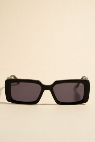 REUNION - Manhattan Black Square Sunglasses