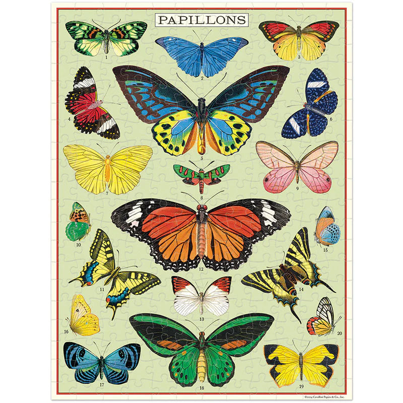 VINTAGE PUZZLE - BUTTERFLIES - 240 pieces