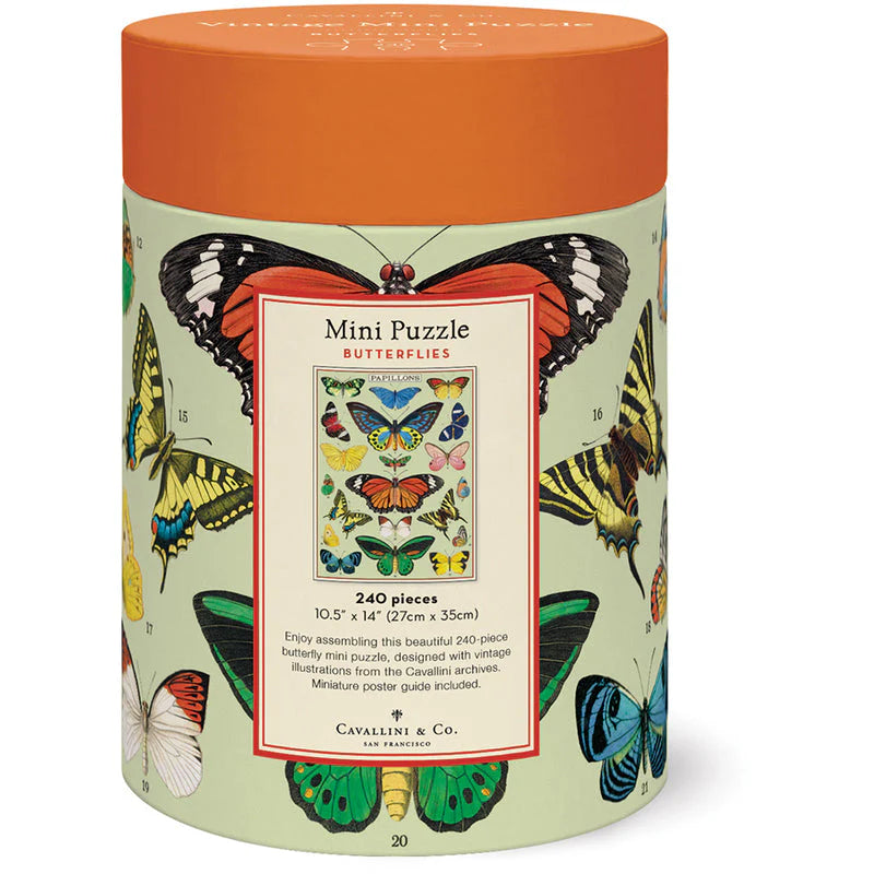 VINTAGE PUZZLE - BUTTERFLIES - 240 pieces