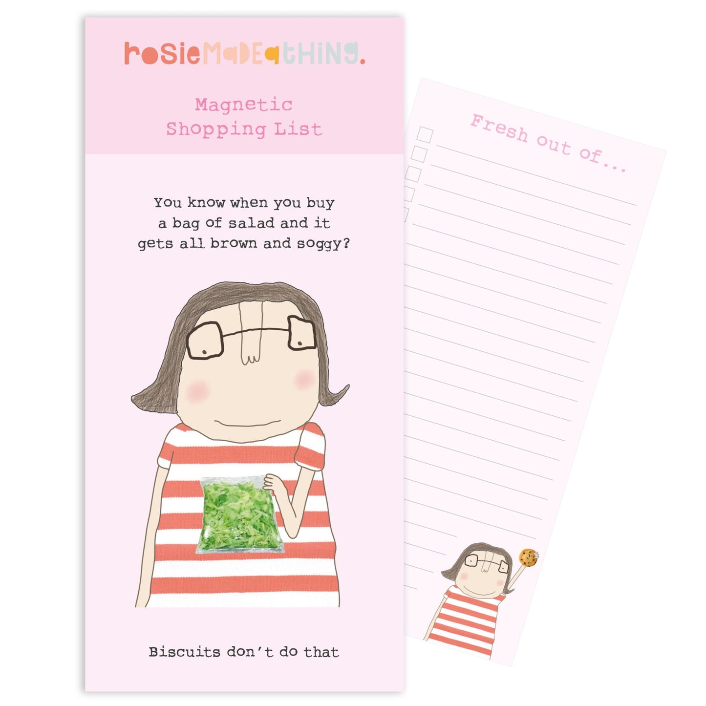 ROSIE MADE A THING Soggy Salad Magnetic Notepad