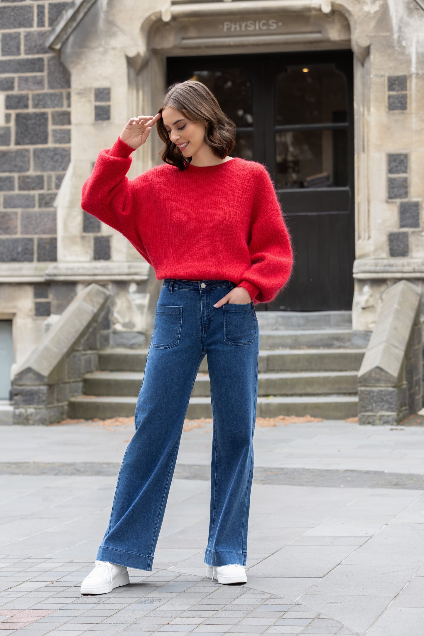 KNEWE NOTE SWEATER - CHILLI