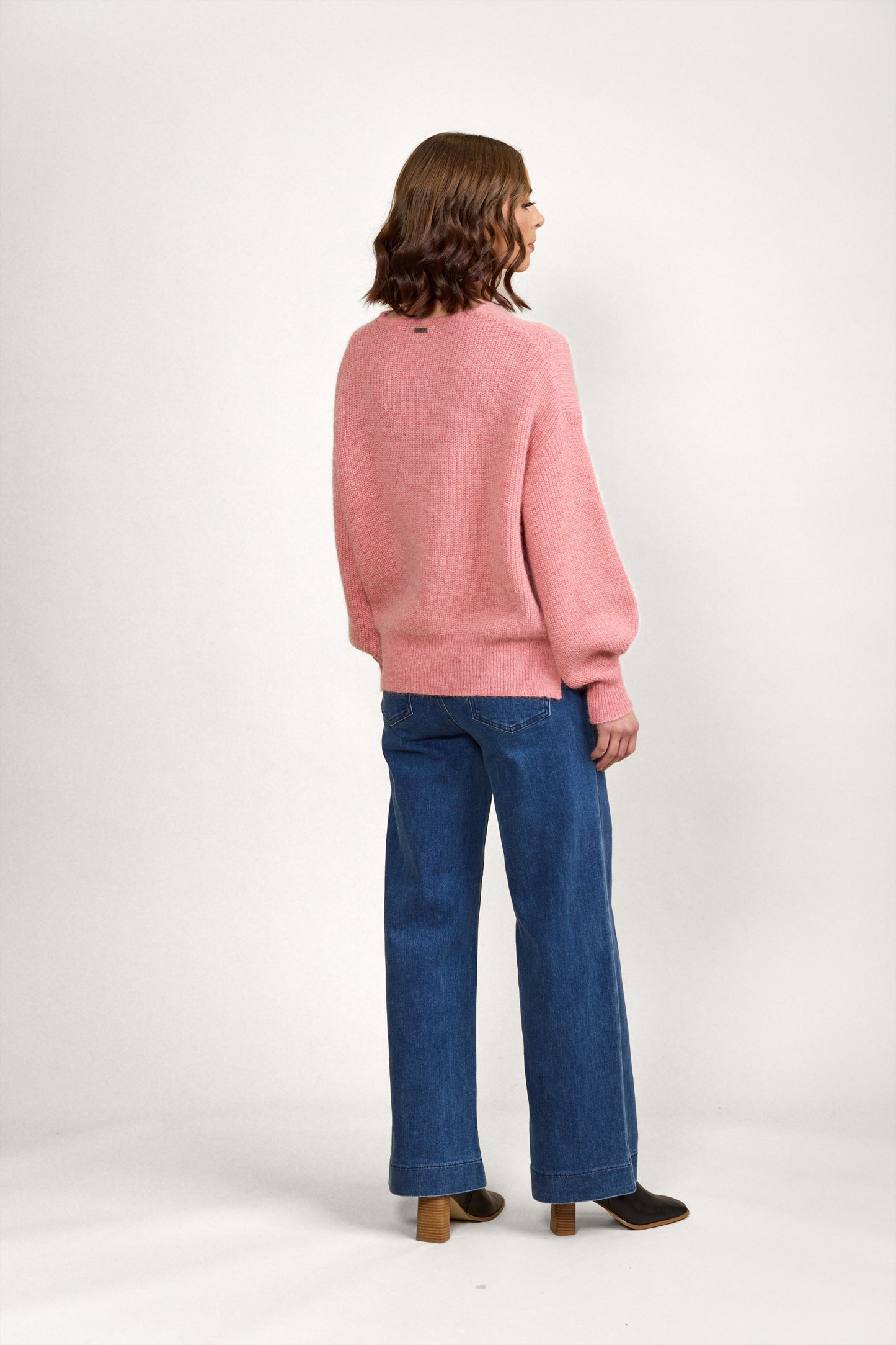 KNEWE NOTE SWEATER - ROSE