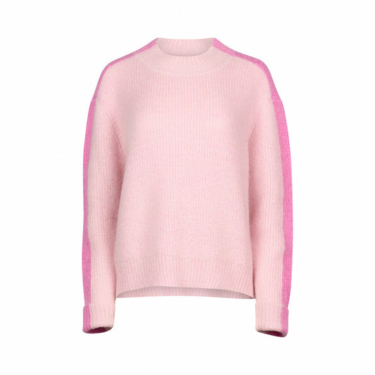KNEWE TWO TONE SWEATER - CANDYFLOSS