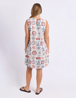 FOXWOOD - FRENCH RIVIERA DRESS - Print