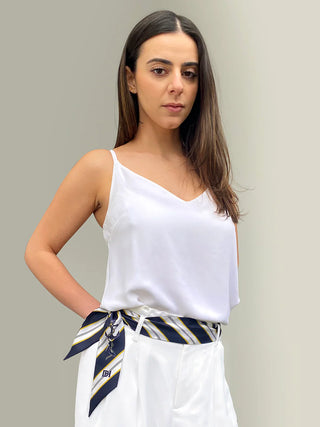 DARK HAMPTON - SILK TWILLY KATHRYN WILSON AMALFI