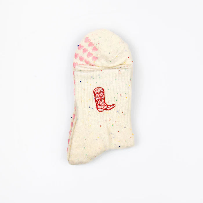 LOVEFOUND SOCKS - COWBOY BOOT SPECKLE