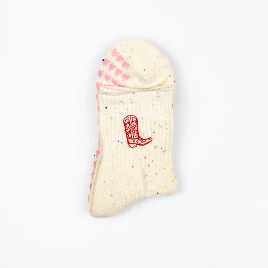 LOVEFOUND SOCKS - COWBOY BOOT SPECKLE