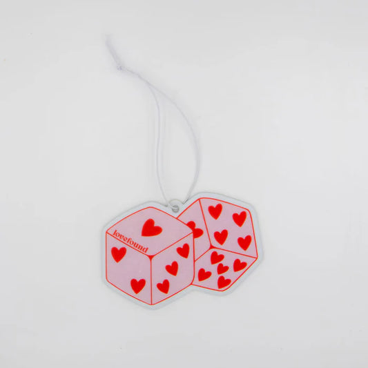 LOVEFOUND AIR FRESHENER - Love Game Dice Air Freshener