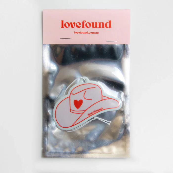 LOVEFOUND AIR FRESHENER - COWBOY HAT
