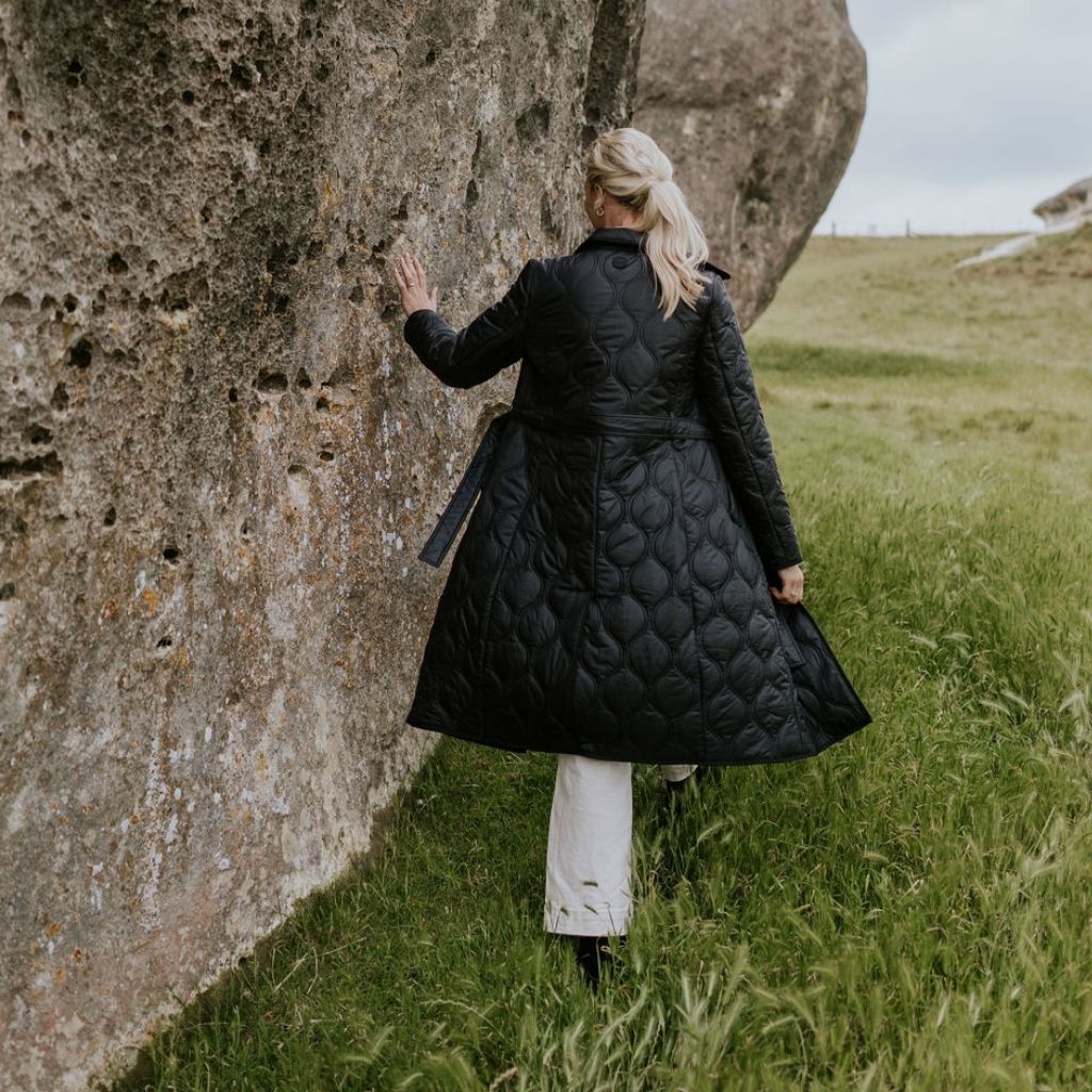 MOKE - Lissy Women's Quilt Coat - Black