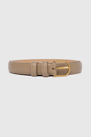 AMONG THE BRAVE BELT - LUNA - TAUPE LEATHER