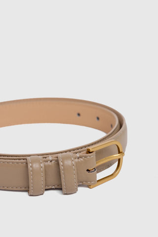 AMONG THE BRAVE BELT - LUNA - TAUPE LEATHER