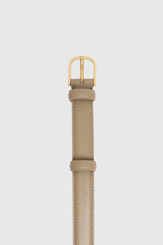 AMONG THE BRAVE BELT - LUNA - TAUPE LEATHER