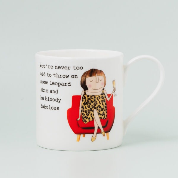 ROSIE MADE A THING MUG - Leopard