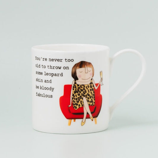 ROSIE MADE A THING MUG - Leopard