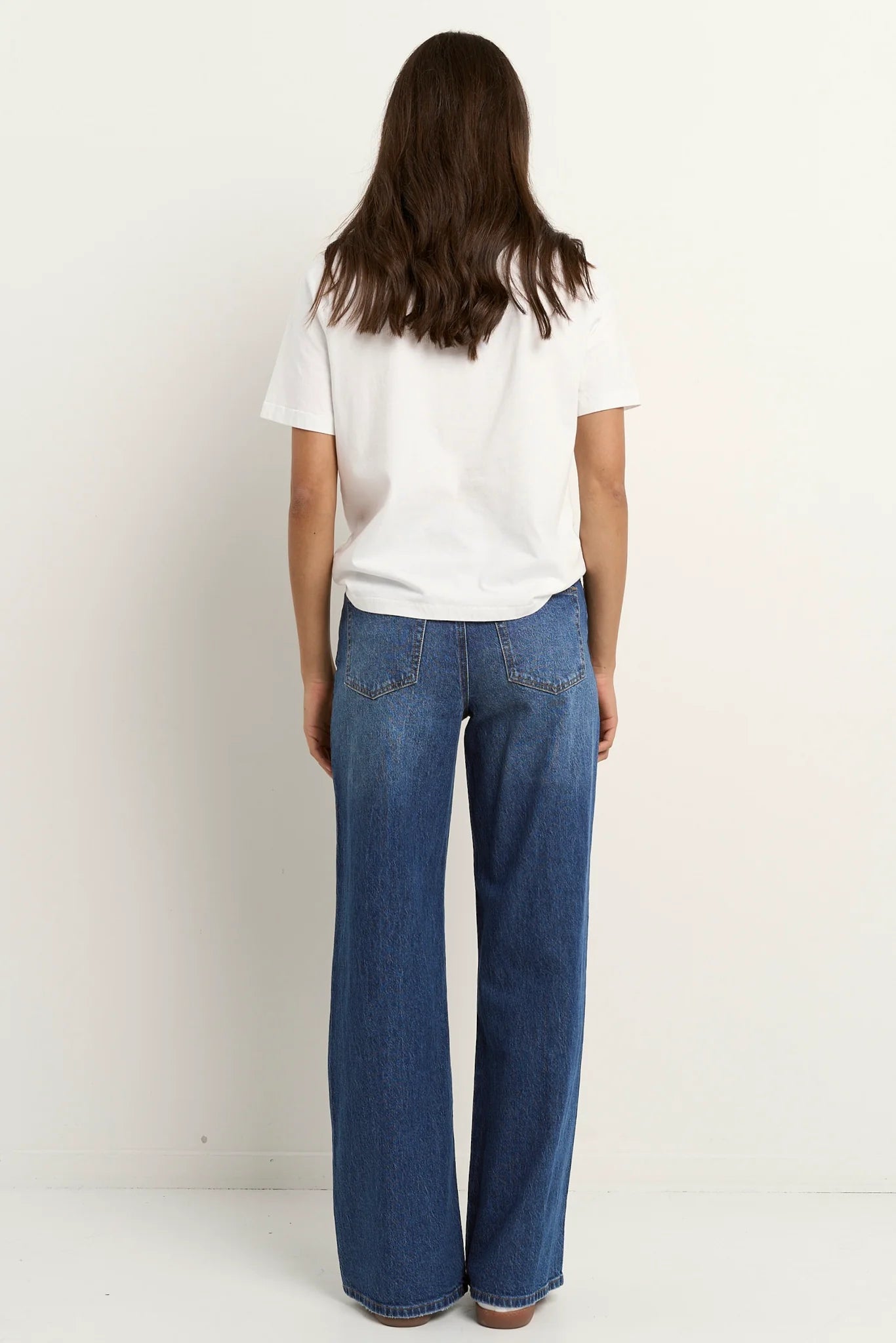 STORIES BE TOLD MANHATTAN SIDE STRIPE JEAN - Mid Blue