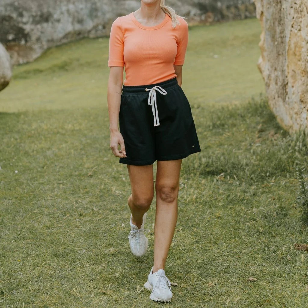 MOKE MEZZ TEE - Sunset Coral