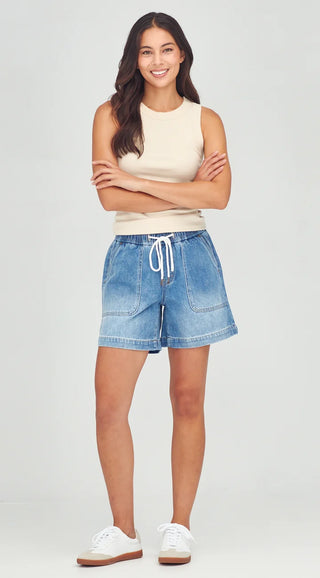 JUNKFOOD SHORTS - MILLIE - Blue