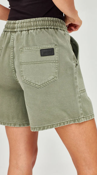 JUNKFOOD SHORTS - MILLIE - KHAKI
