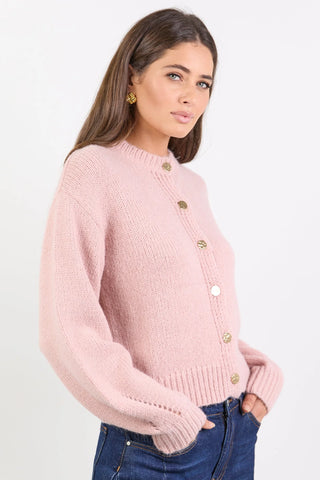 AMONG THE BRAVE - MIRAGE CARDIGAN - Blush