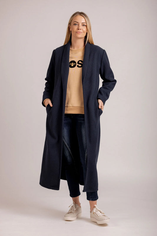 MOSS LUCA COATIGAN - Navy