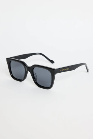 RE UNION - SUNGLASSES - NAPOLI ROUNDED - BLACK