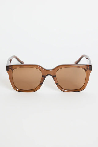 RE UNION - SUNGLASSES - NAPOLI ROUNDED - ESPRESSO