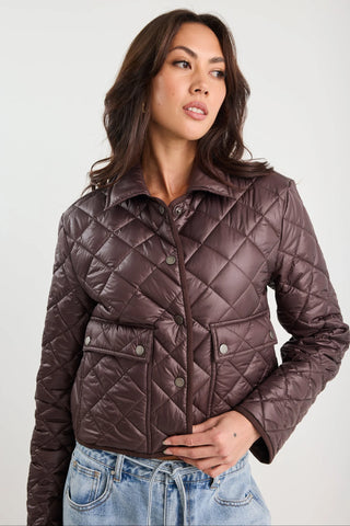 AMONG THE BRAVE - NAVIGATE PATCH POCKET JACKET - Chocolate