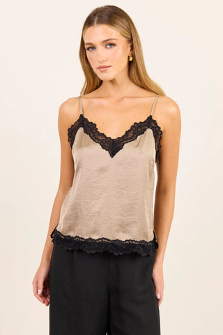 STORIES BE TOLD - NOCTURNE CAMI - Taupe