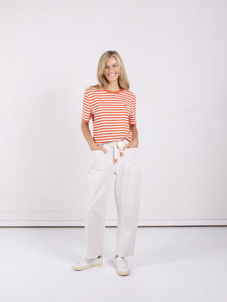 MONACO - CARTER BARREL JEANS - Sand