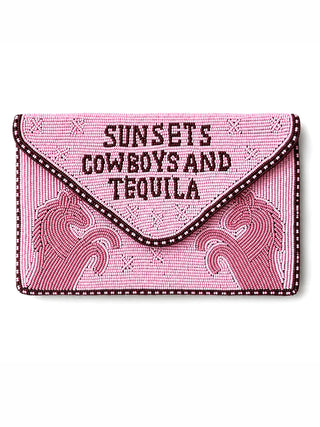 DARK HAMPTON BEADED BAG - THE PINK PONY