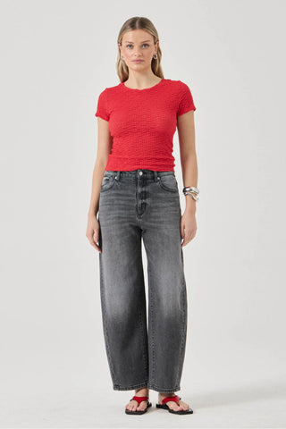 ROLLAS GIGI BARREL JEAN - Black Mountain