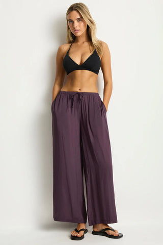 SEA LEVEL - RESORT ESSENTILS SURF PANT - Blackberry