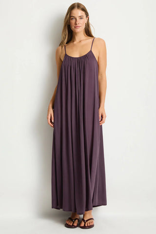 SEA LEVEL - RESORT ESSENTILS MAXI SUNDRESS - Blackberry