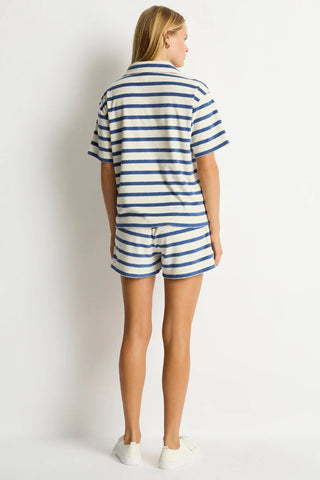 SEA LEVEL - AHOY BEACH POLO - Denim Blue