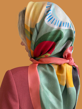 DARK HAMPTON - THE LARGE SILK - THE STUDIO BON x DH THE BONNIE