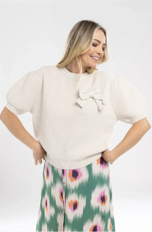 MI MOSO BOW KNIT