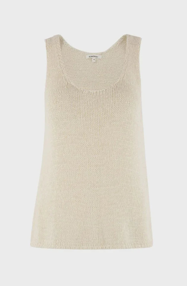 RE UNION REEF KNIT TANK - IVORY