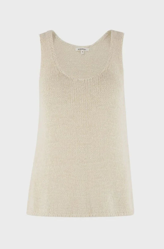 RE UNION REEF KNIT TANK - IVORY