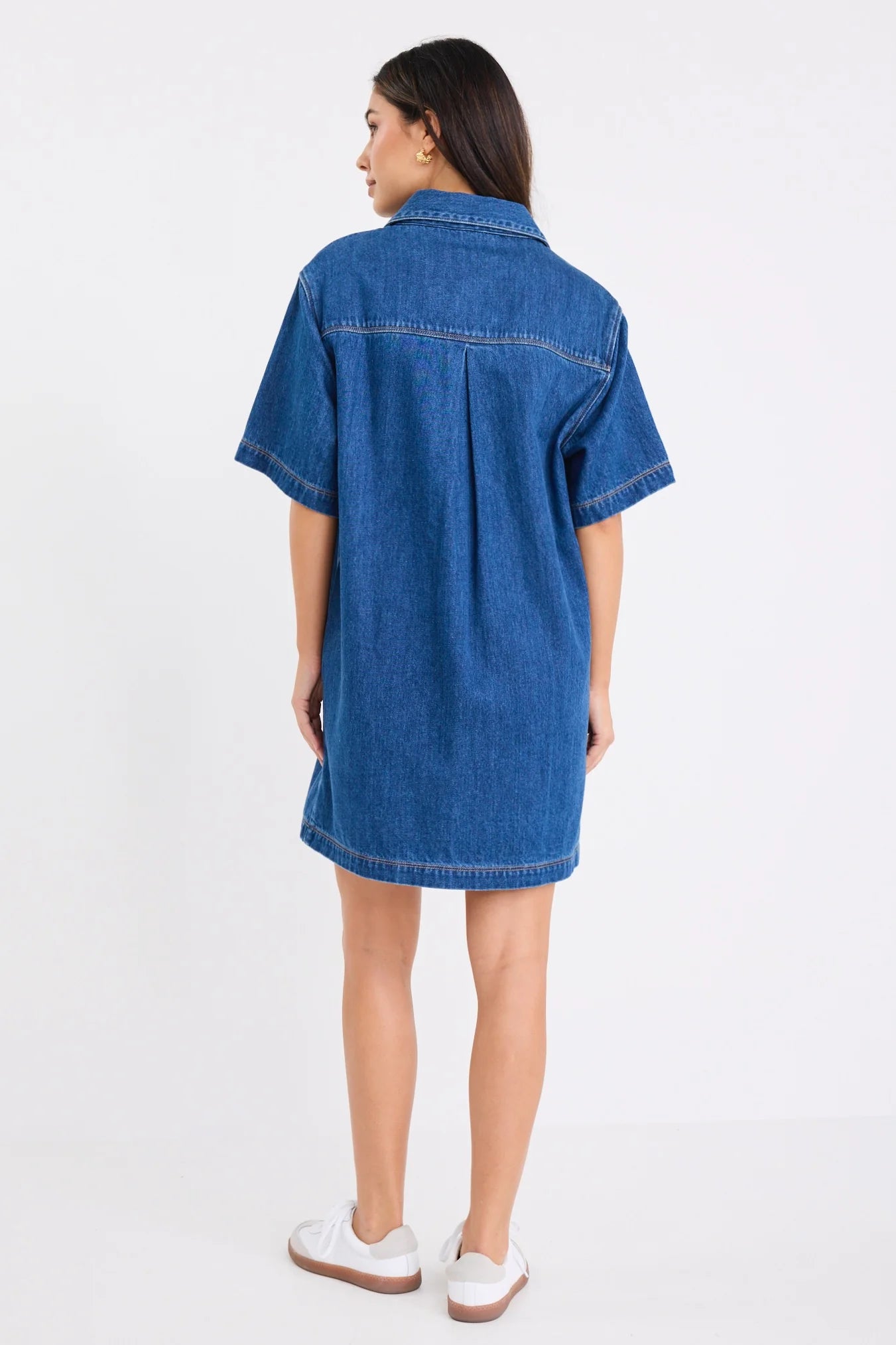STORIES BE TOLD SHORTCUT STORM MINI DRESS - Storm Blue