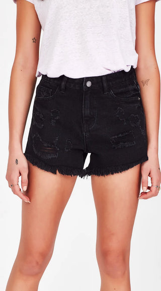 JUNKFOOD SHORTS - SOFIA - Black