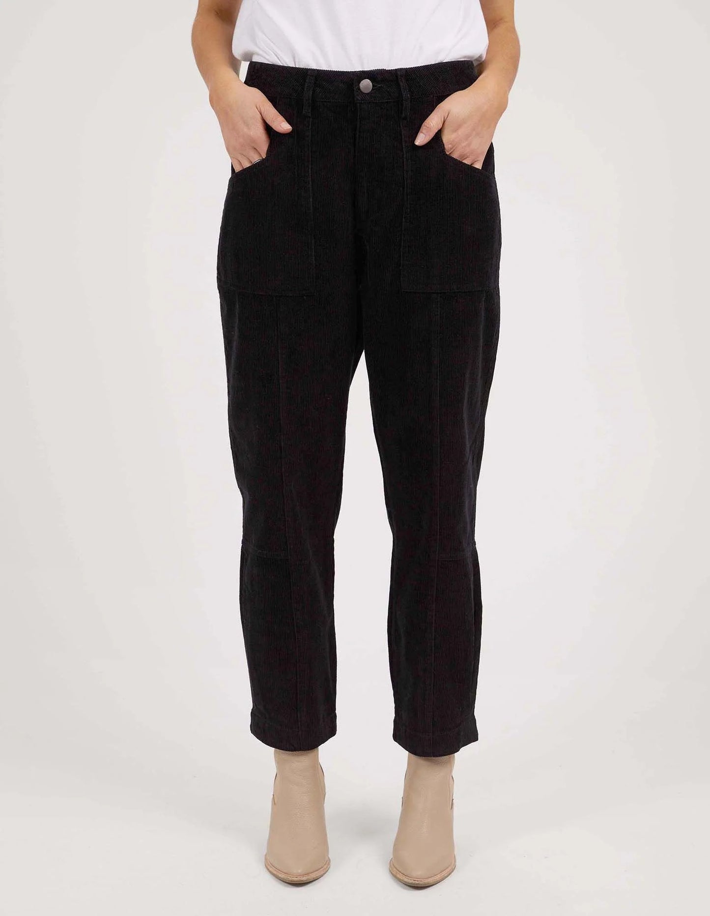 FOXWOOD MONTANA CORD PANT - Black