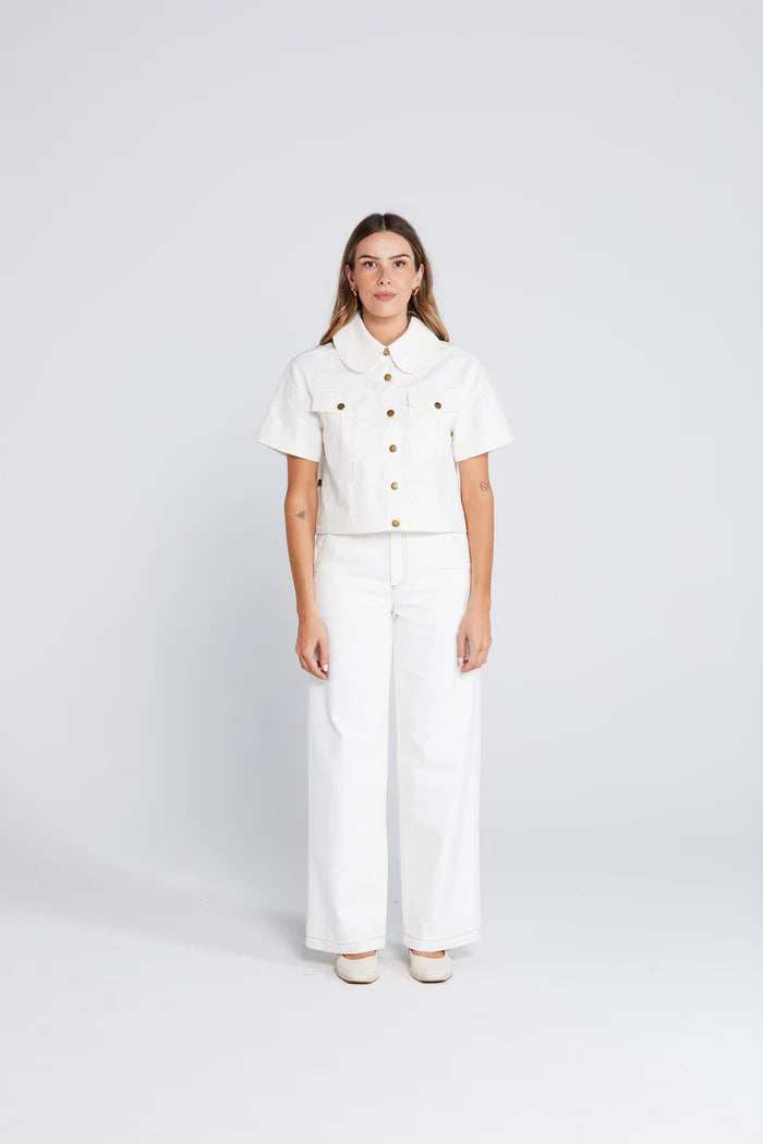 THING THING ZEPHRYA TOP - Creamy Daisy