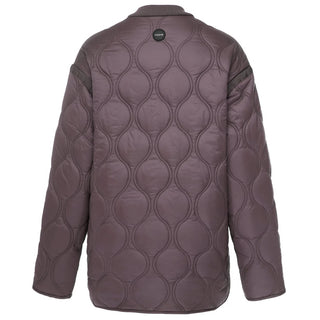 MOKE TALEI QUILT BOMBER JACKET - Cocoa Powder