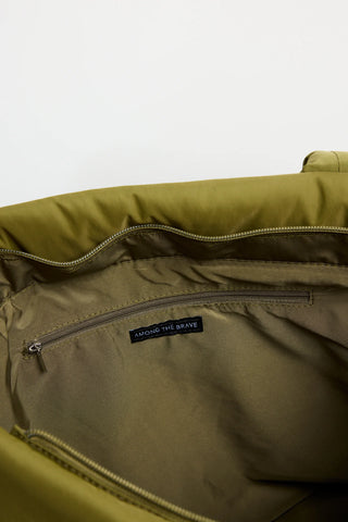 AMONG THE BRAVE TRANSIT TOTE BAG - Khaki