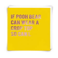 CLOUD NINE CARDS - POOH BEAR
