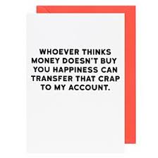 HOLY FLAPS  CARDS - MONEY