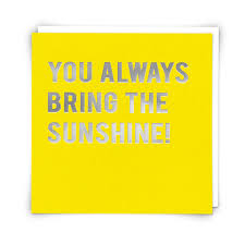 CLOUD NINE CARDS - SUNSHINE