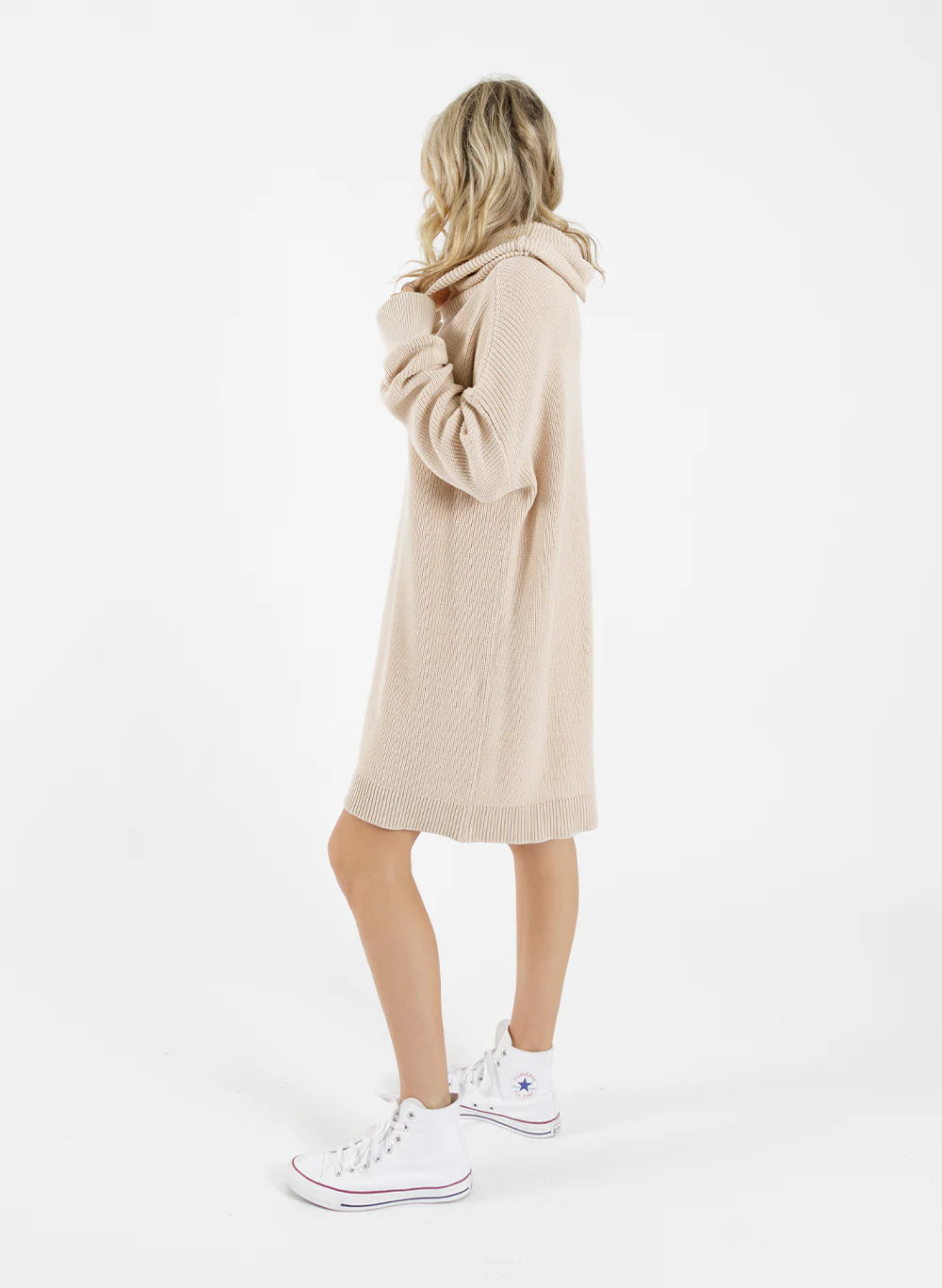 FEDERATION ROLL OVER KNIT - Bone