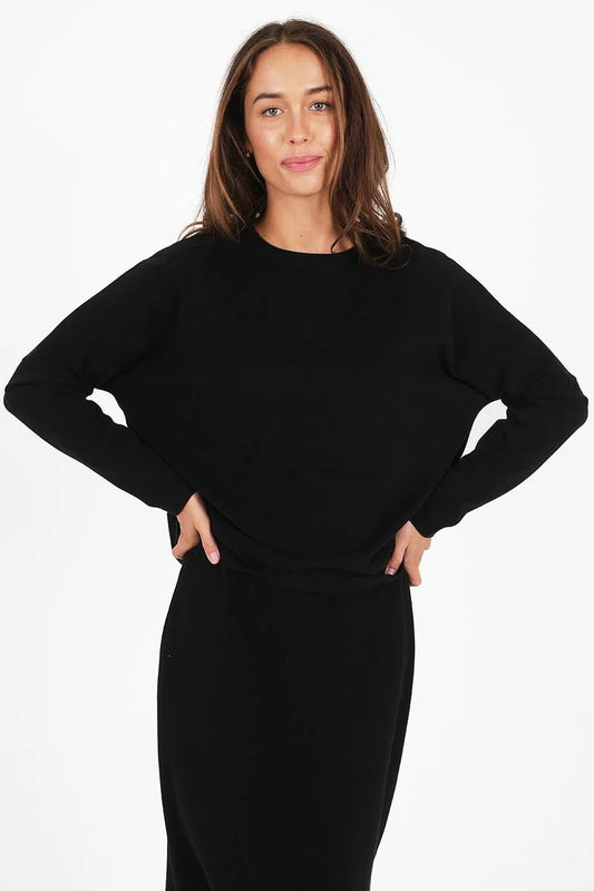 TITCHIE WILDFIRE LONG SLEEVE TEE - Black
